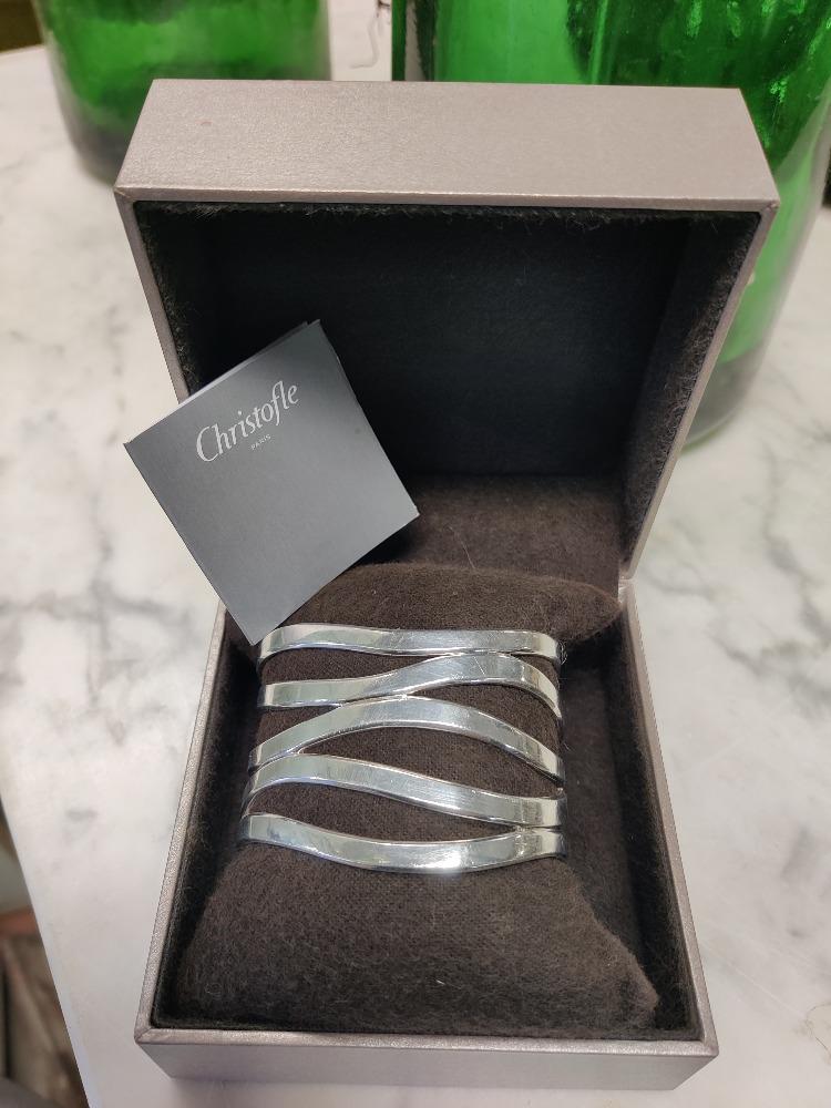 Bracelet manchette Christofle argent Sterling 925