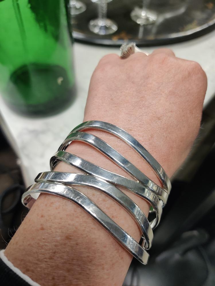 Bracelet manchette Christofle argent Sterling 925