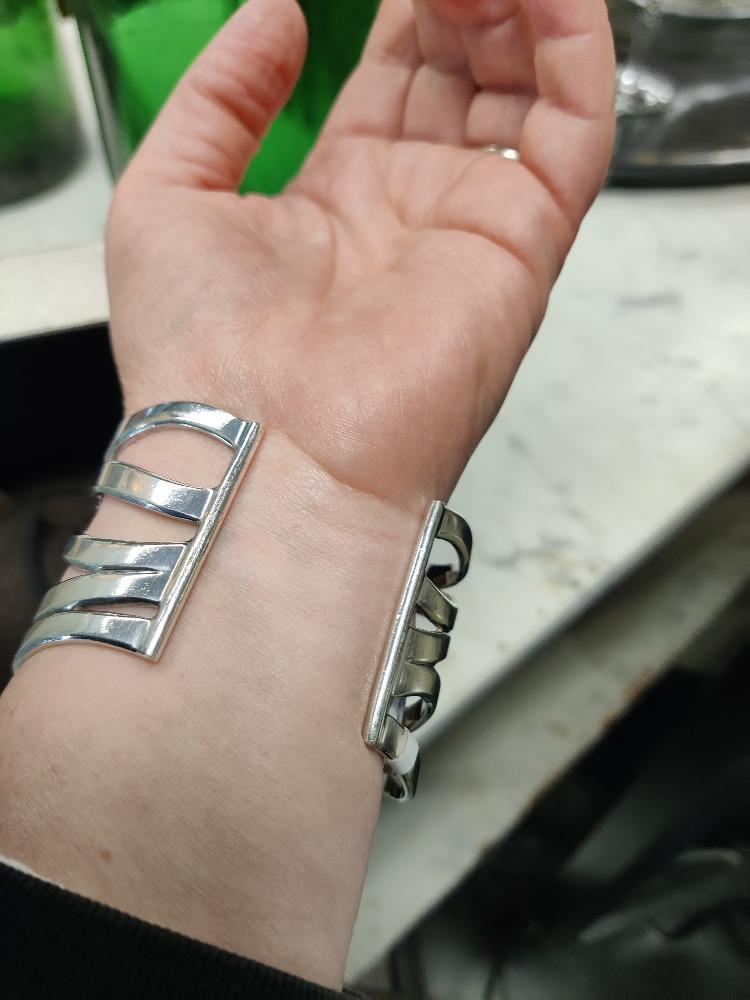 Bracelet manchette Christofle argent Sterling 925