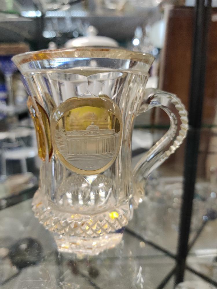 Chope en cristal de Bohême Marienbad