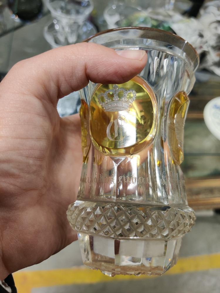 Chope en cristal de Bohême Marienbad
