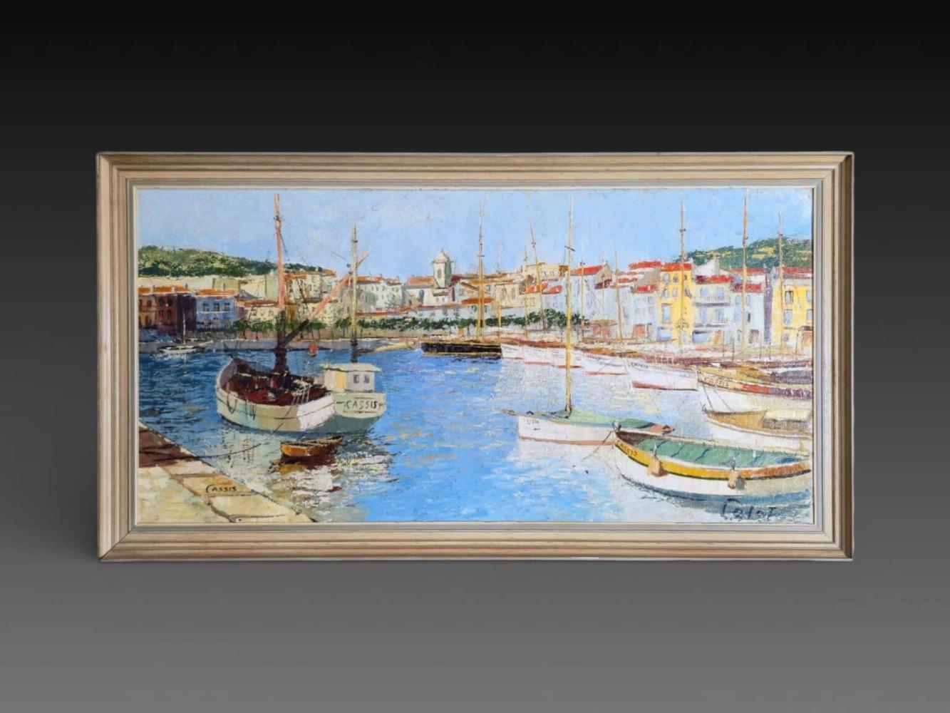 7. Robert Colot (1927-1993), Vue du Port de Cassis