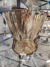 Vase Arcadie topaze Val Saint Lambert